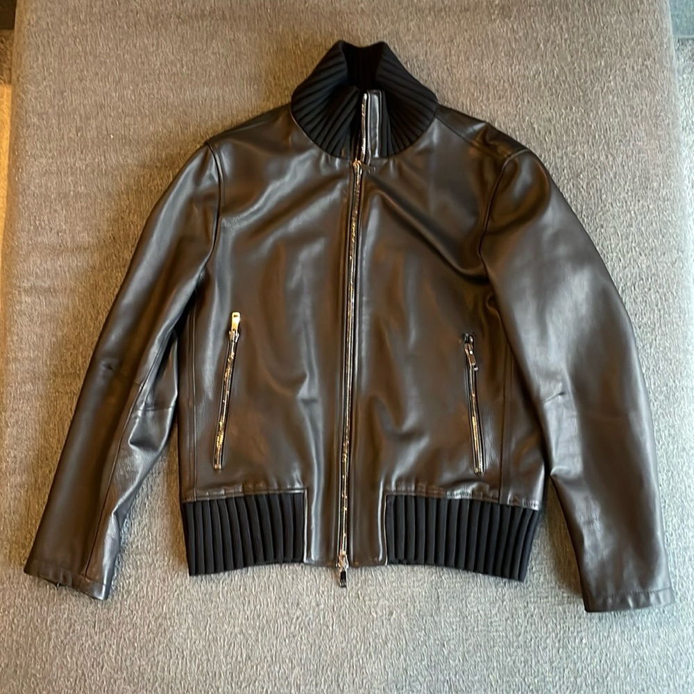 Ari Soho Black Leather Jacket authentic